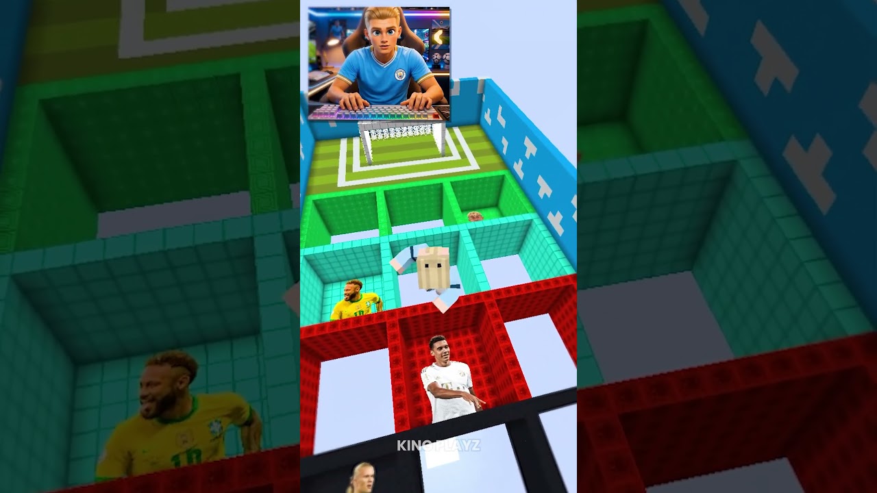 Fifa FOOTBALLER Correct Jump CHALLENGE.... #minecraft #fifa #fifa2026 #ronaldo #messi
