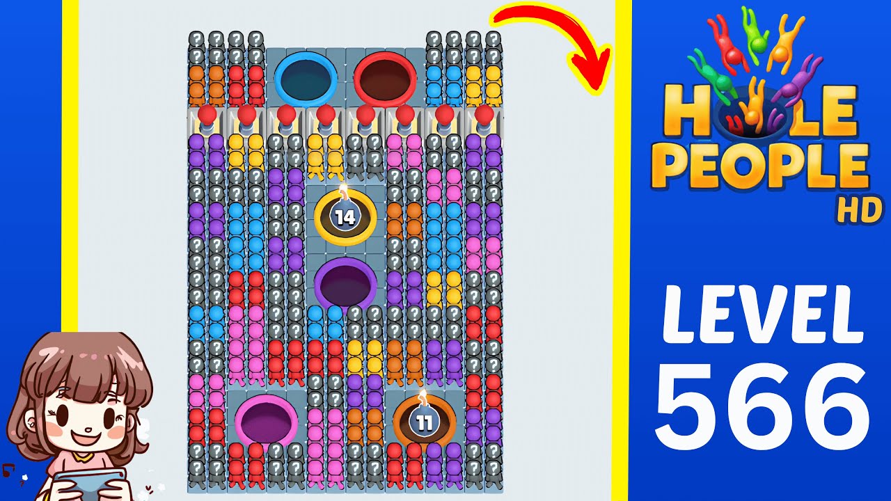 Hole People Level 566 Solution Walkthrough