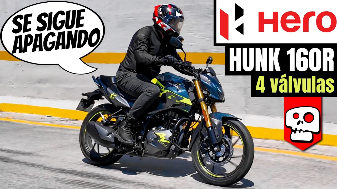 Hero Hunk 160R 4 válvulas, misma potencia y mayor consumo | Alets Go