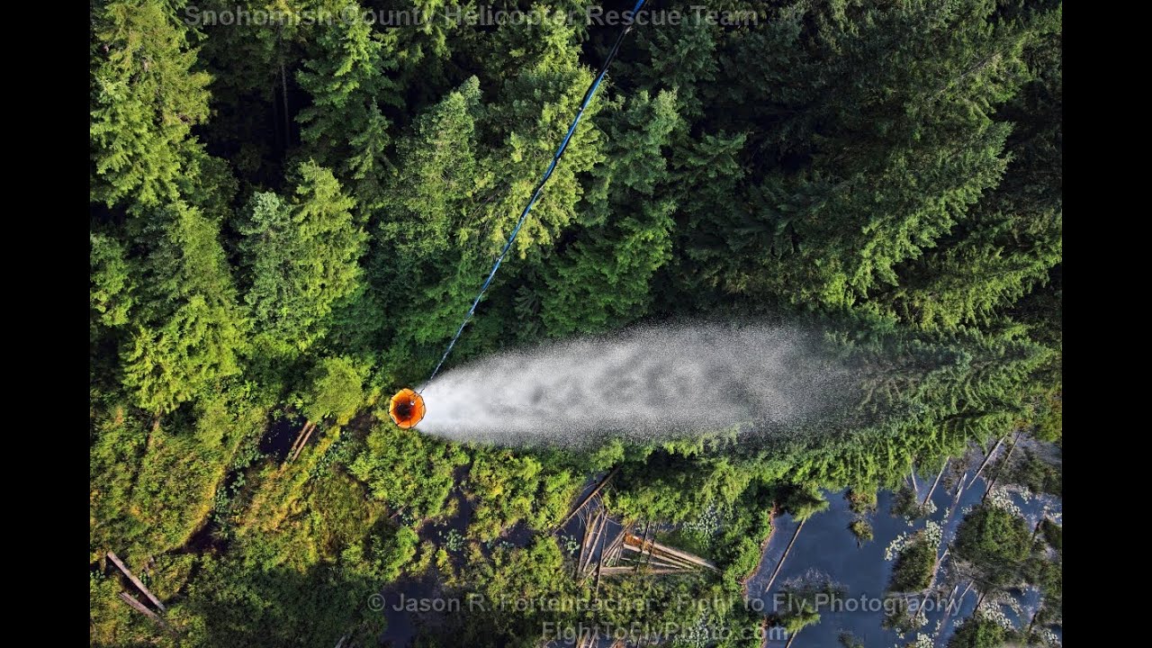 Water Bucket Training - Snohomish County Helicopter Rescue Team