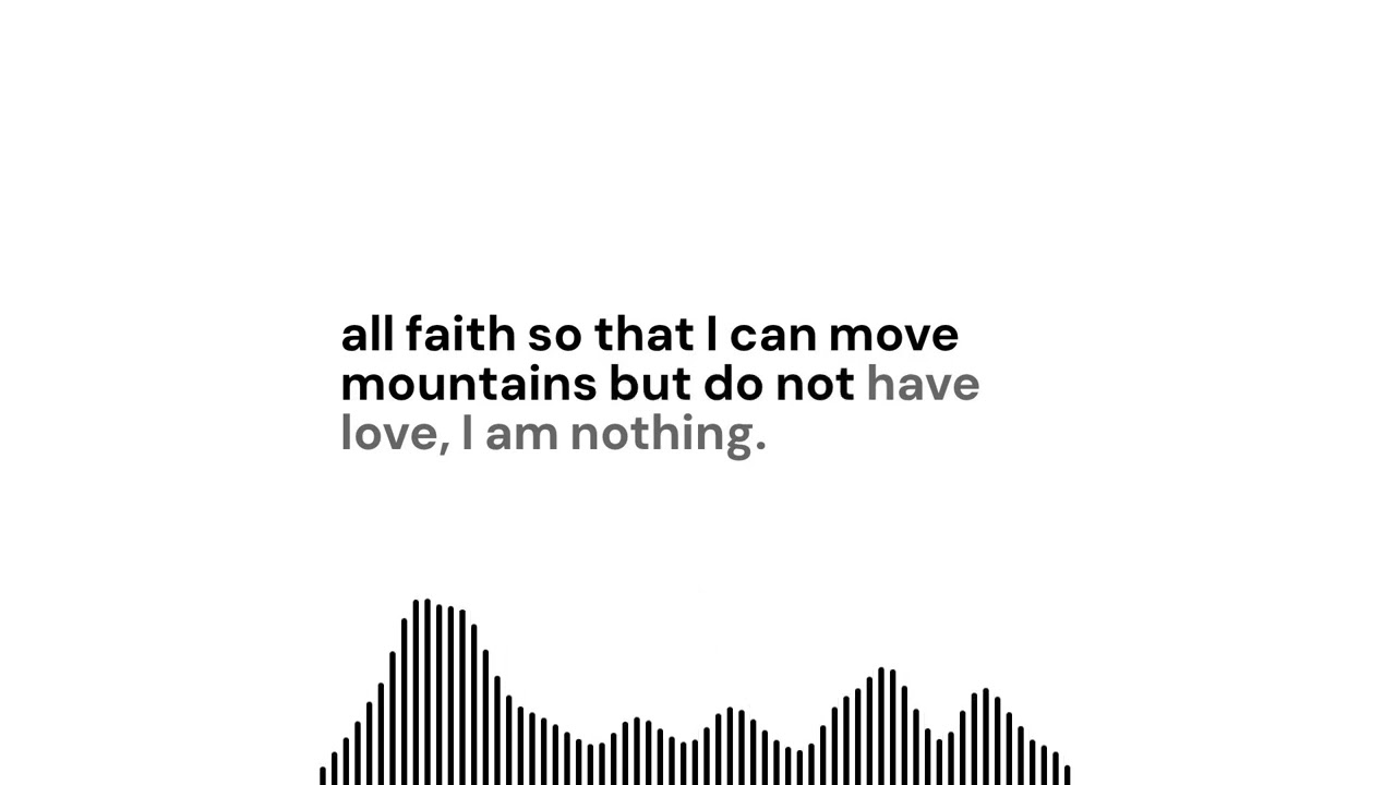 Week 6: 1 Corinthians 13:2