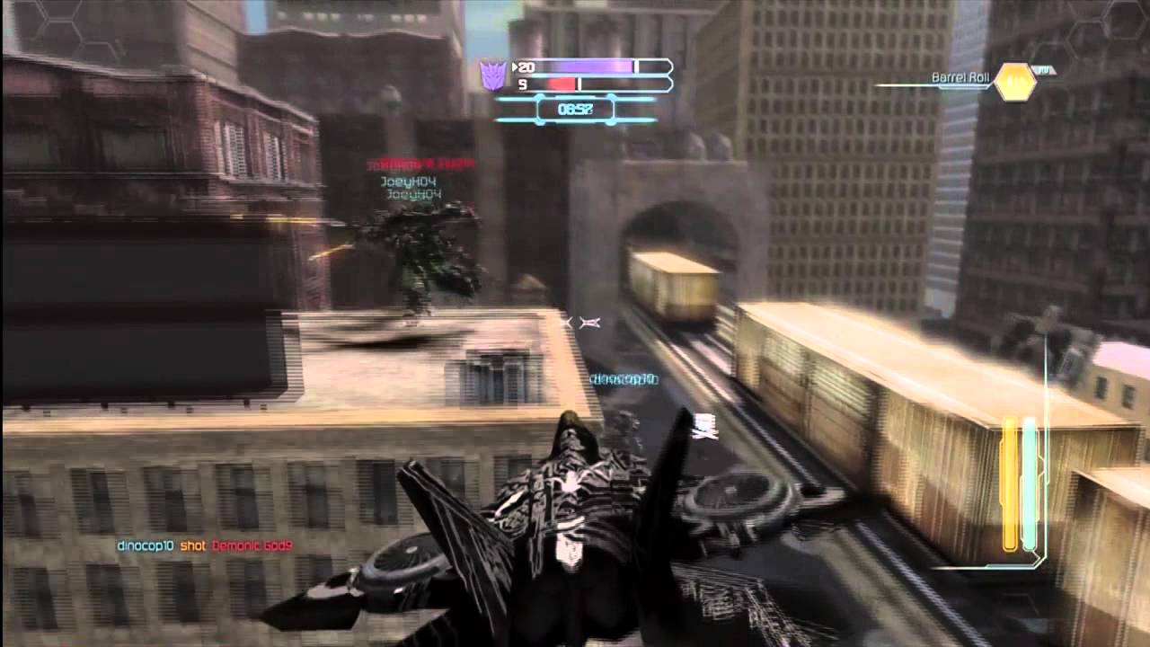 Transformers Dark of the Moon - Multiplayer Gameplay Commentary - Hunter Class Starscream