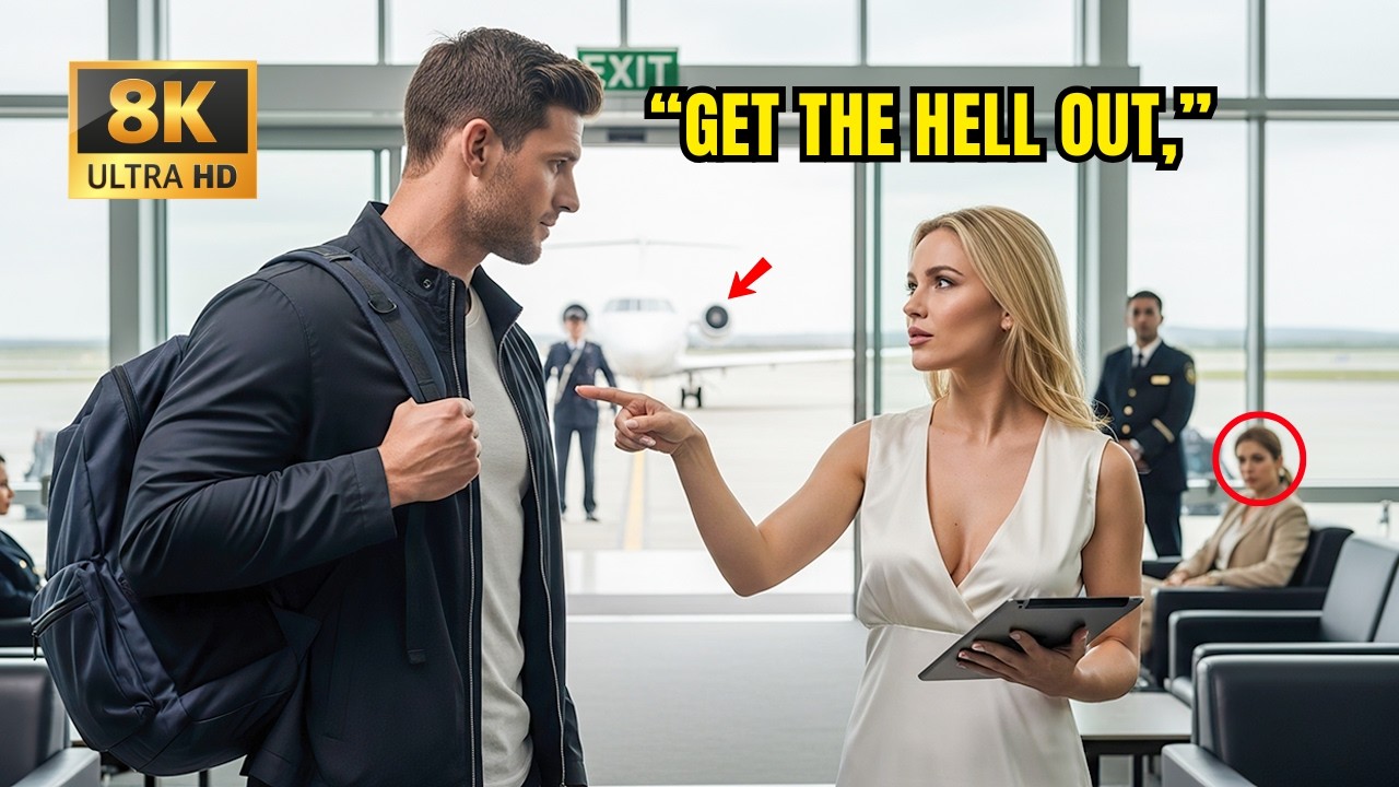 “Get the Hell Out,” Airport Staff Told the Single Dad — Seconds Later, His Private Jet Landed