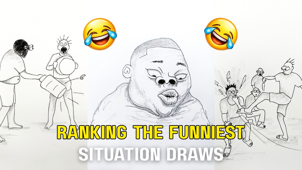 The Funniest Situation Drawings Ranked… It Escalated Fast 😂