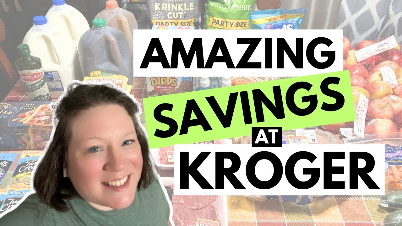 Доставка продуктов Kroger для нашей семьи из 4 человек! | Потрясающие скидки на продукты и мясо в...