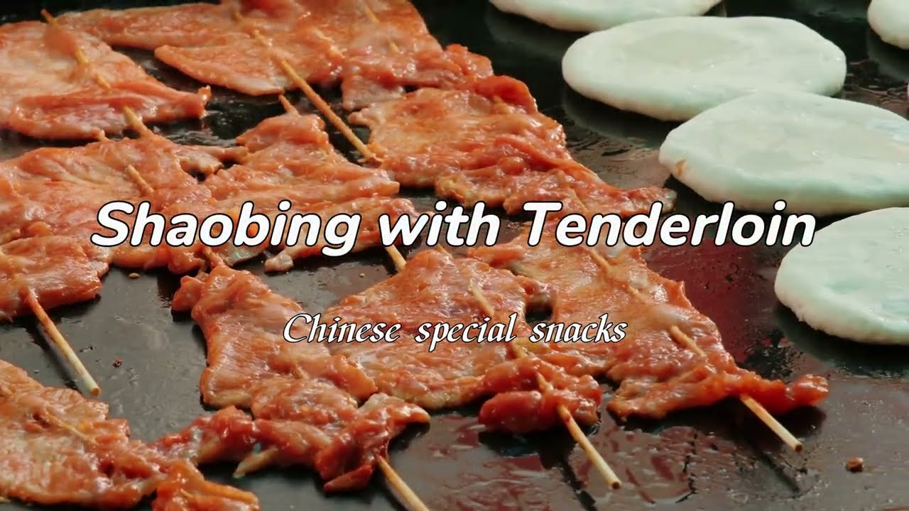 If you don't eat Shaobing with Tenderloin once, you'll regret it!🥞 - (烧饼夹里脊)