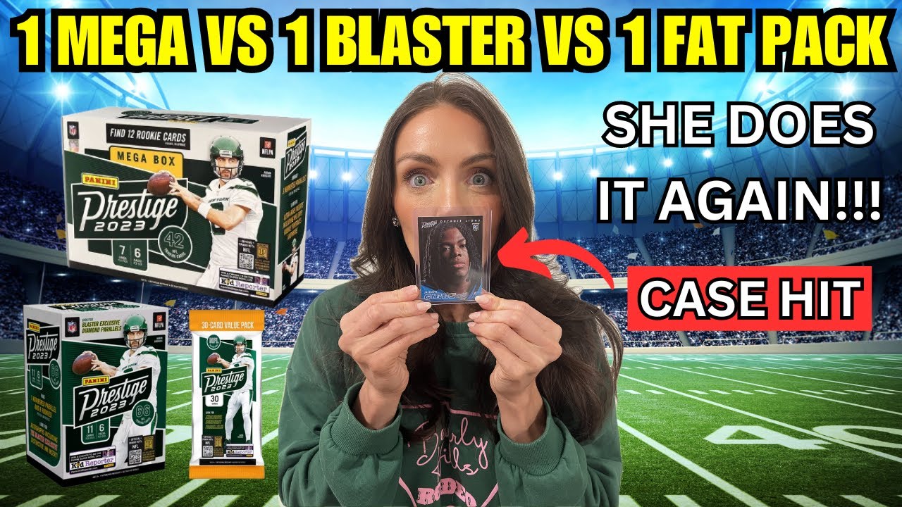 KELSEY PULLS ANOTHER CASE HIT!!! | 2023 Prestige Football Products