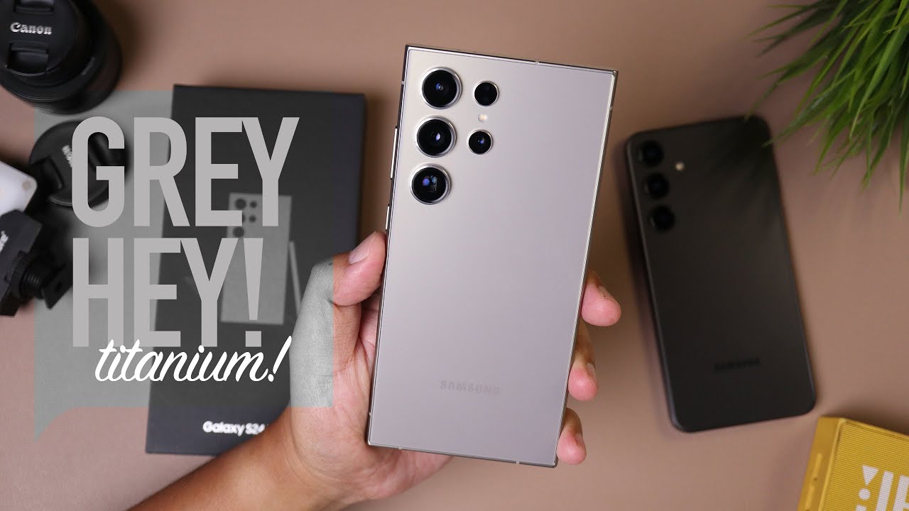 Unboxing SAMSUNG Galaxy S24 Ultra Titanium Grey RESMI Indonesia