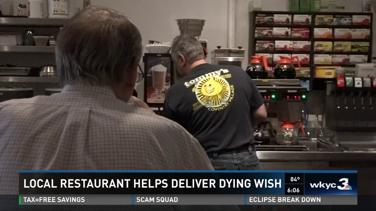 Tommy's delivers milkshake to customer as last dying wish