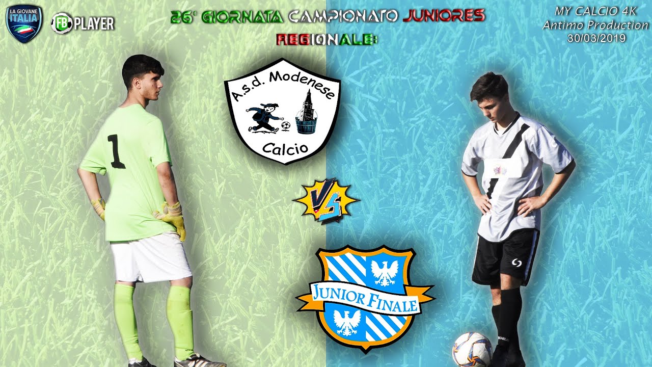 26° Giornata Campionato JUNIORES REGIONALE: Modenese vs Junior Finale, Fabio di Mauro (4K)