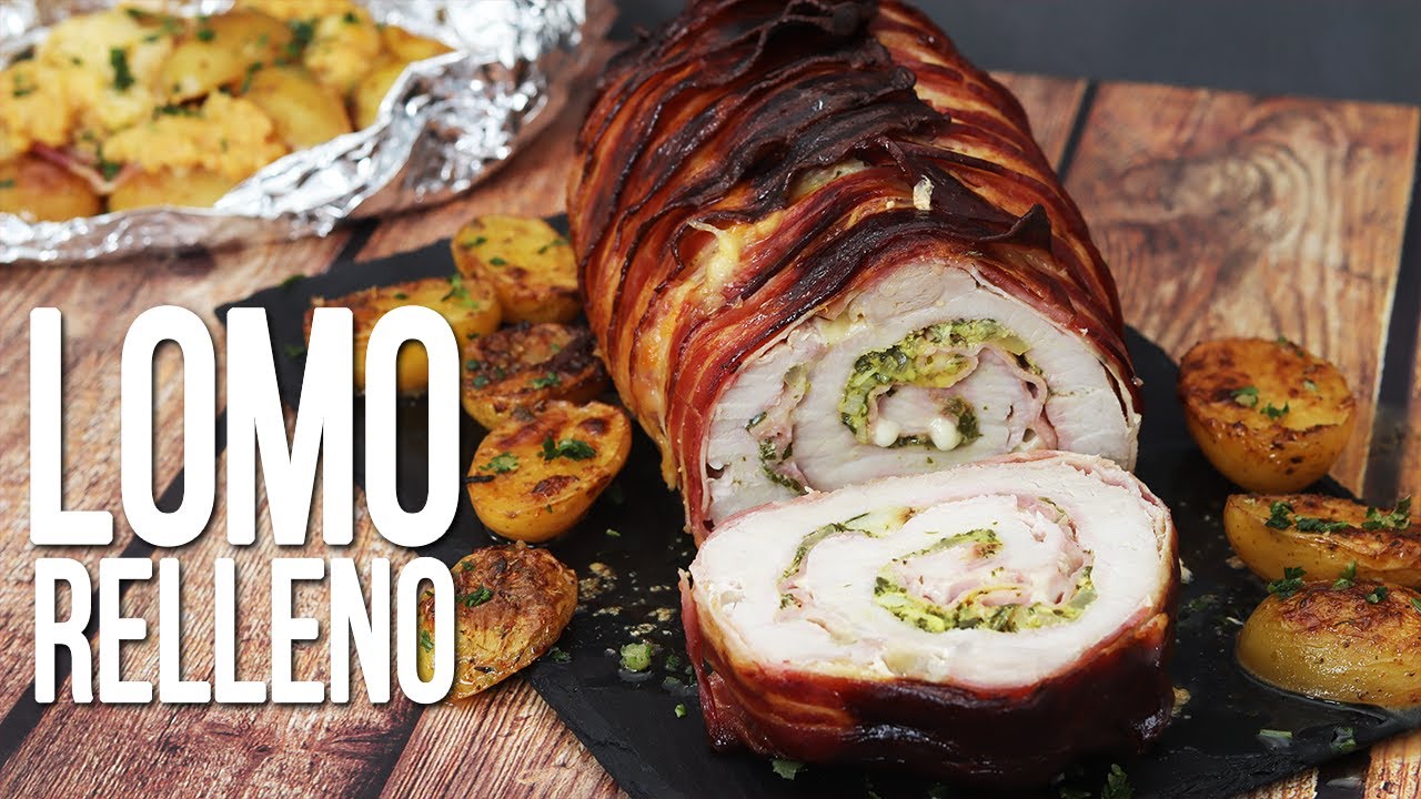 😋 LOMO RELLENO DE JAMÓN Y QUESO ► Receta para NAVIDAD y Fin de Año