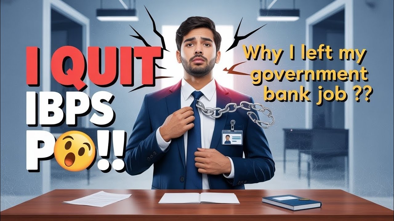 I Quit IBPS PO in just 4 months 😯 || Reasons why I left bank job || Which job I have joined now ?🤔