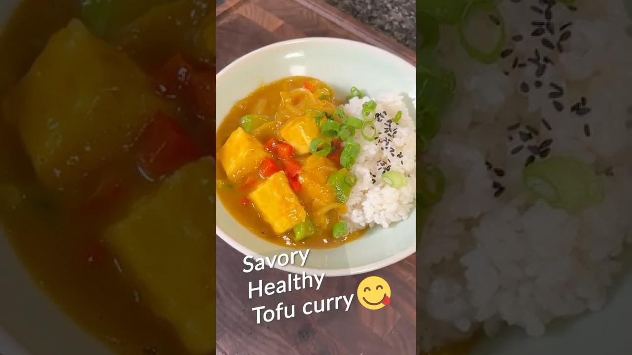 Korean Style Tofu Curry | Healthy and Delicious  |두부카레 #Shorts