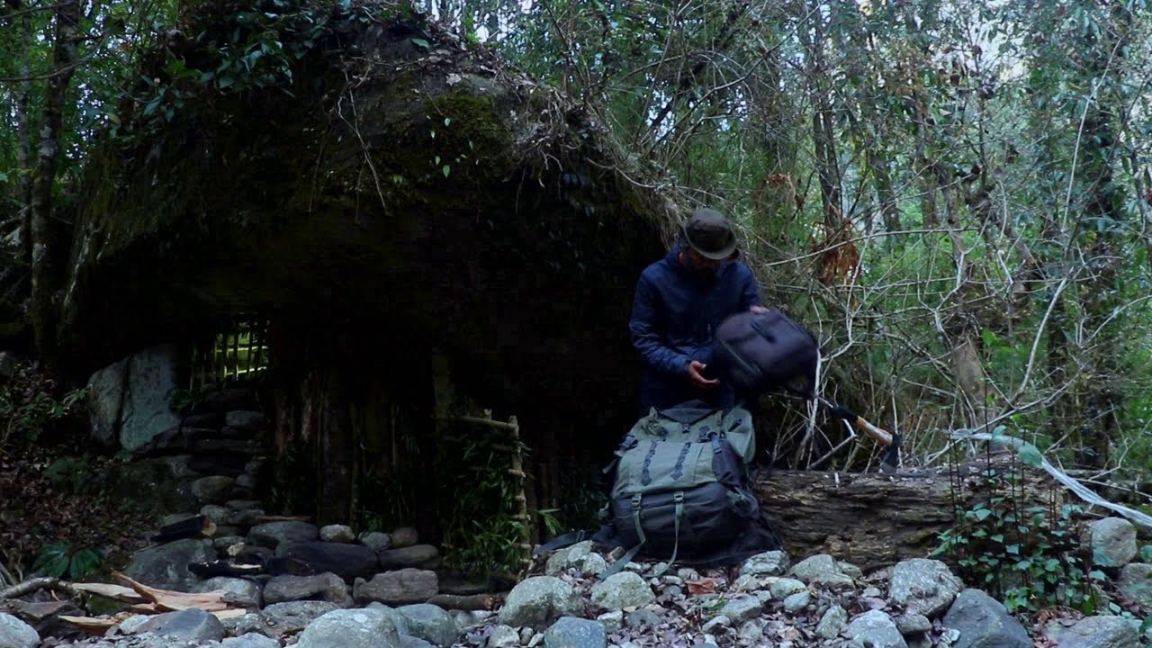 3 Days Solo Bushcraft - Campfire Cooking, Survival Shelter,ASMR