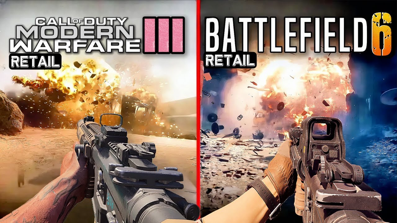 Modern Warfare III vs Battlefield 6 - Attention to Detail & Gameplay Comparison