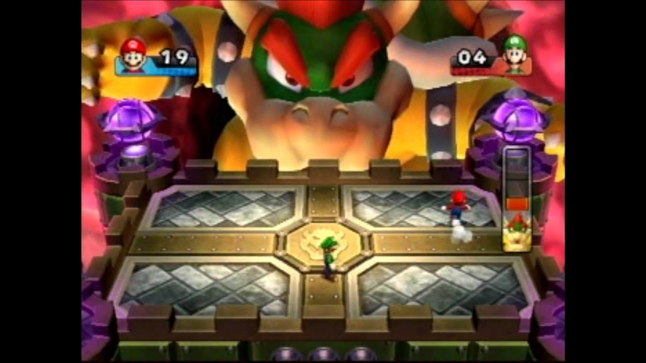 Mario Party 9: Boss Battle Minigame - Bowser's Block Battle + Staff Credits