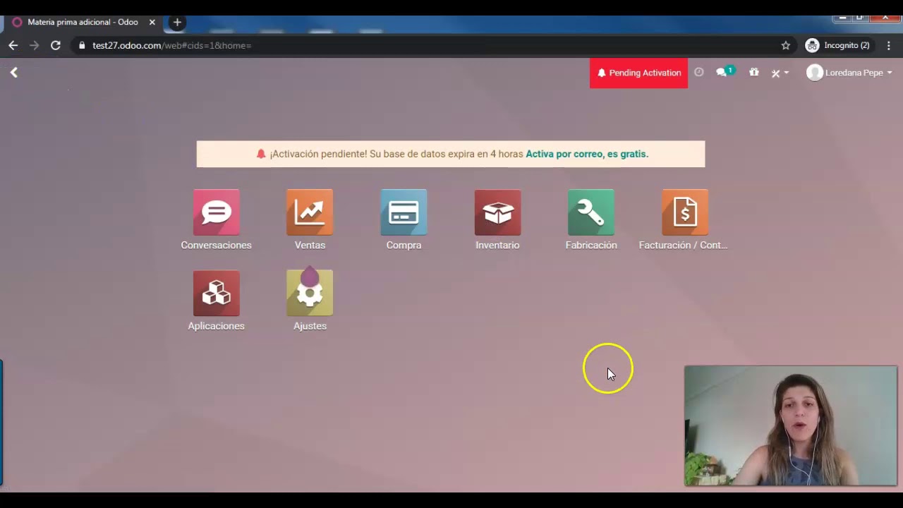 Fabricación en Odoo con otra fabricación dentro del BOM