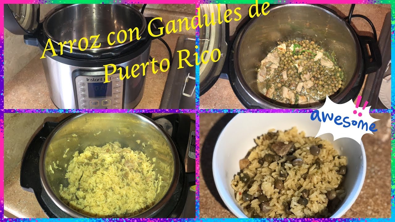 Instant pot|Arroz con Gandules Navideño