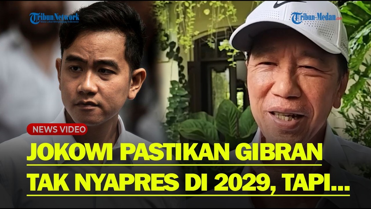 SENYUM JOKOWI PATAHKAN Wacana Gibran Ikut Nyapres di 2029