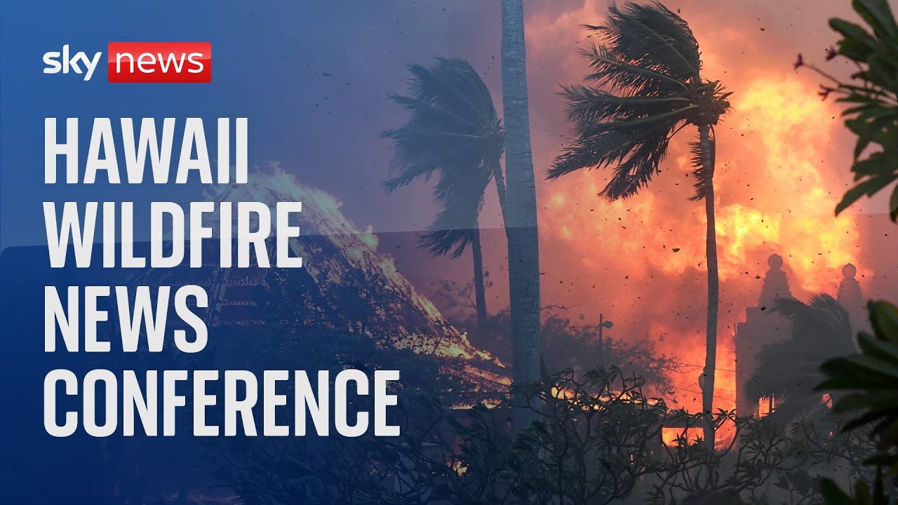 Hawaiian leaders provide an update on deadly wildfire tearing through island of Maui