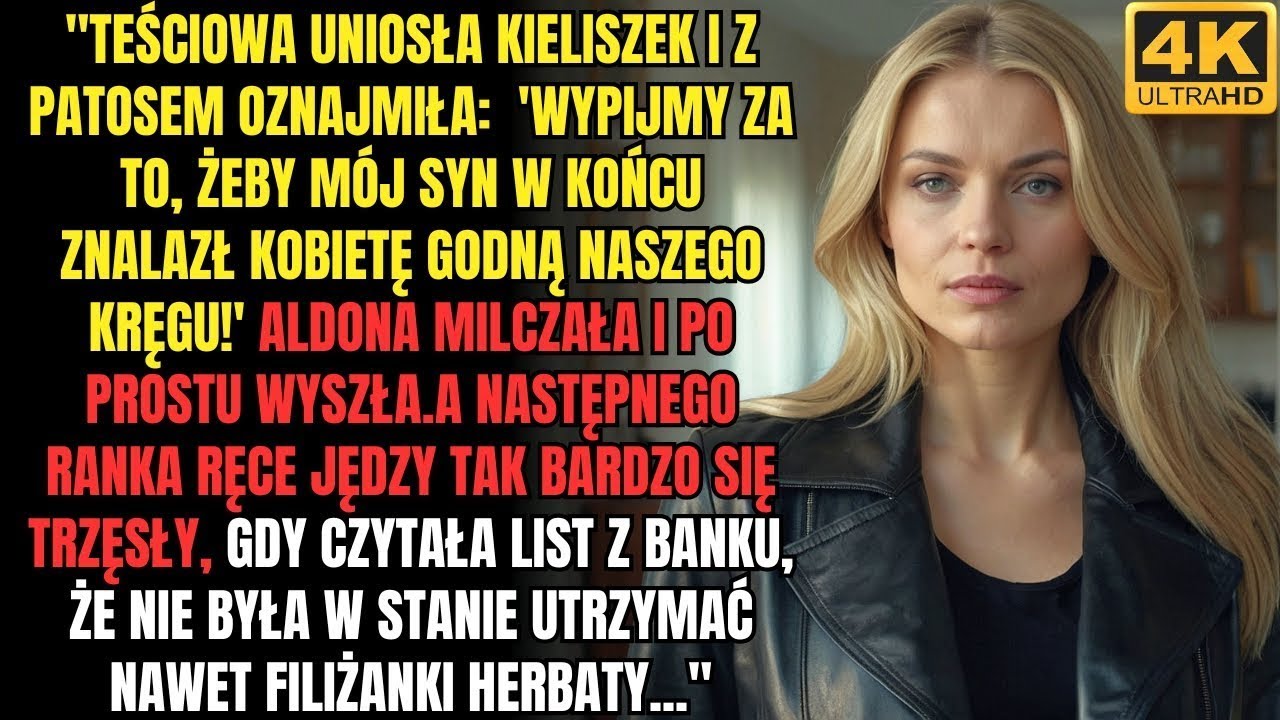 Teściowa życzyła synowi nowej żony „z ich kręgu” — a następnego ranka dowiedziała się, do kogo tak