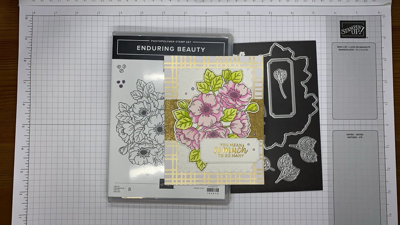 Stampin’ Up! Enduring Beauty Thank You Card Tutorial