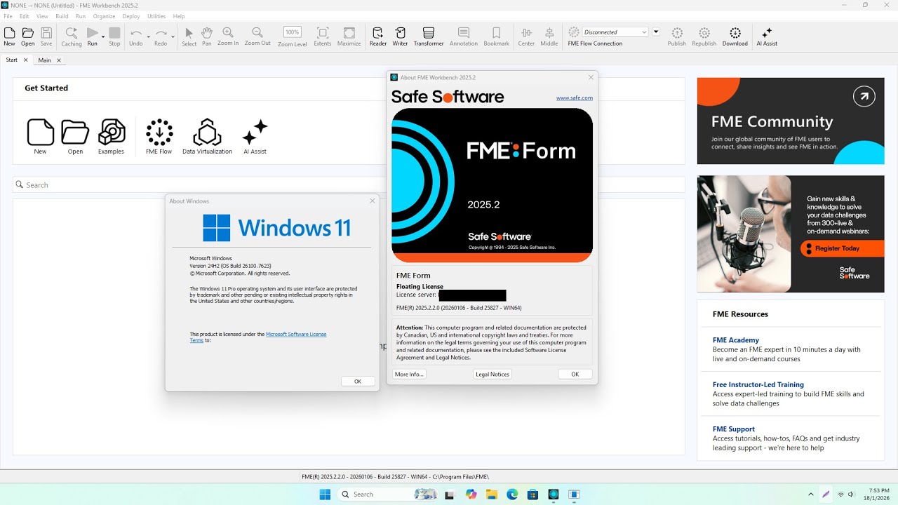 How to install FME Form 2025 | Install FME Workbench 2025.2