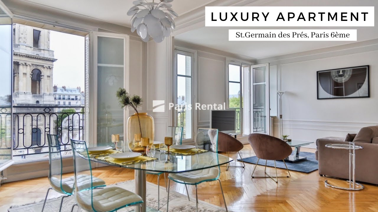Luxury Paris Rental Apartment Tour | St. Germain des Prés | PARISRENTAL - REF. 59154