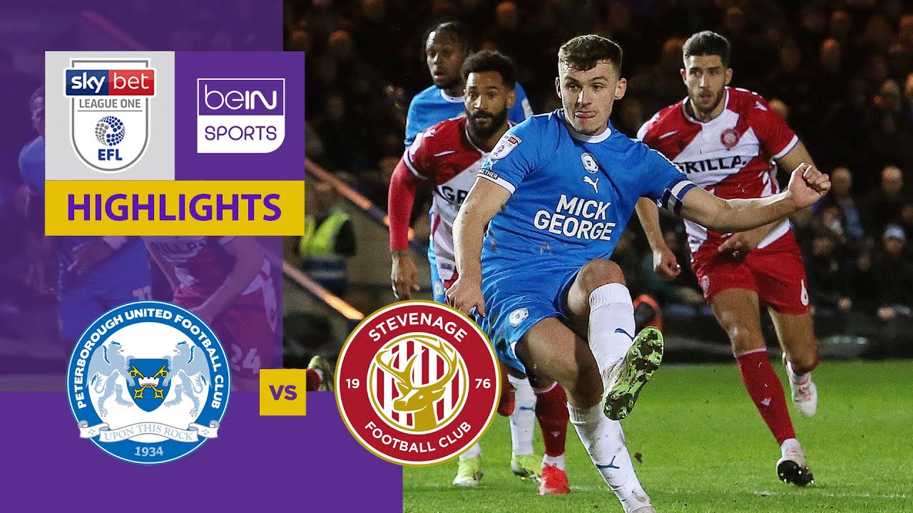 Peterborough v Stevenage | EFL League One 23/24 | Match Highlights
