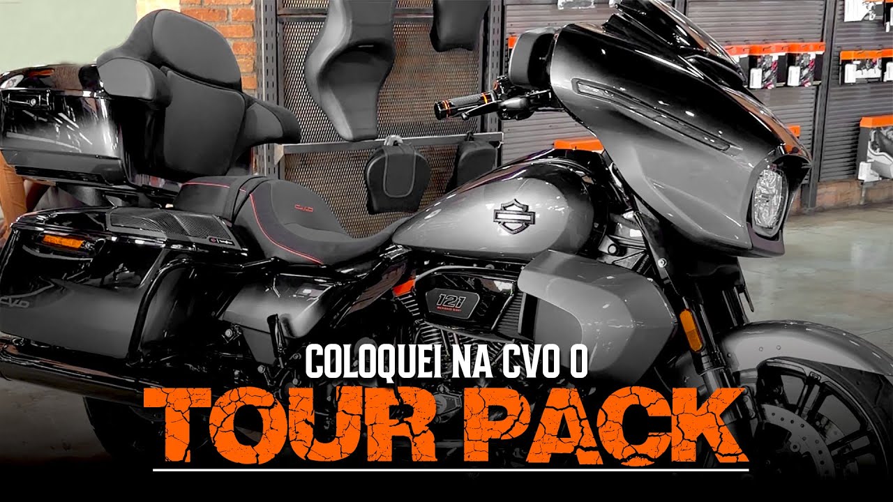 Coloquei o Tour Pack na CVO !!! Ficou INCRÍVEL !!