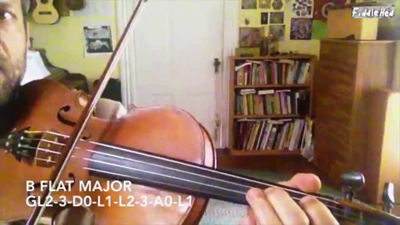 How to Play Low 4th Finger and the B Flat Scale - Technique Lesson