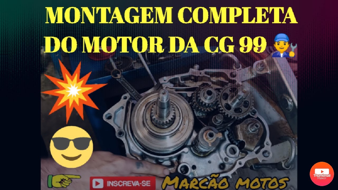 ⭕MONTAGEM COMPLETA DO MOTOR DA CG 99 PASSO A PASSO VEJAM 💥