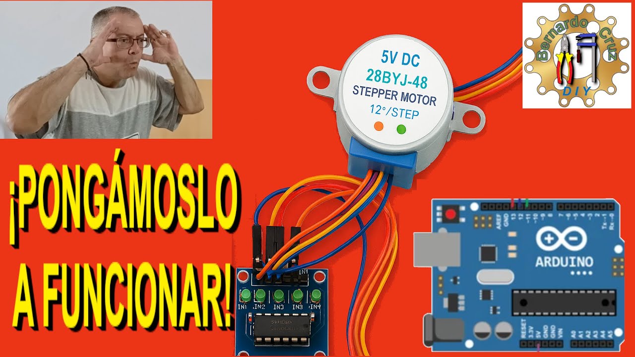 ¡Aprende a manejar un Motor Paso a Paso 28BYJ 48 + ULN2003 con Arduino! ¡EXPLICADO FACIL!
