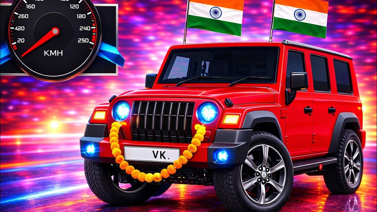 Modified Mahindra Thar😈 | Cars games: Indian Cars (Gadi Wala Game) Thar Car Game | Gameplay 2026