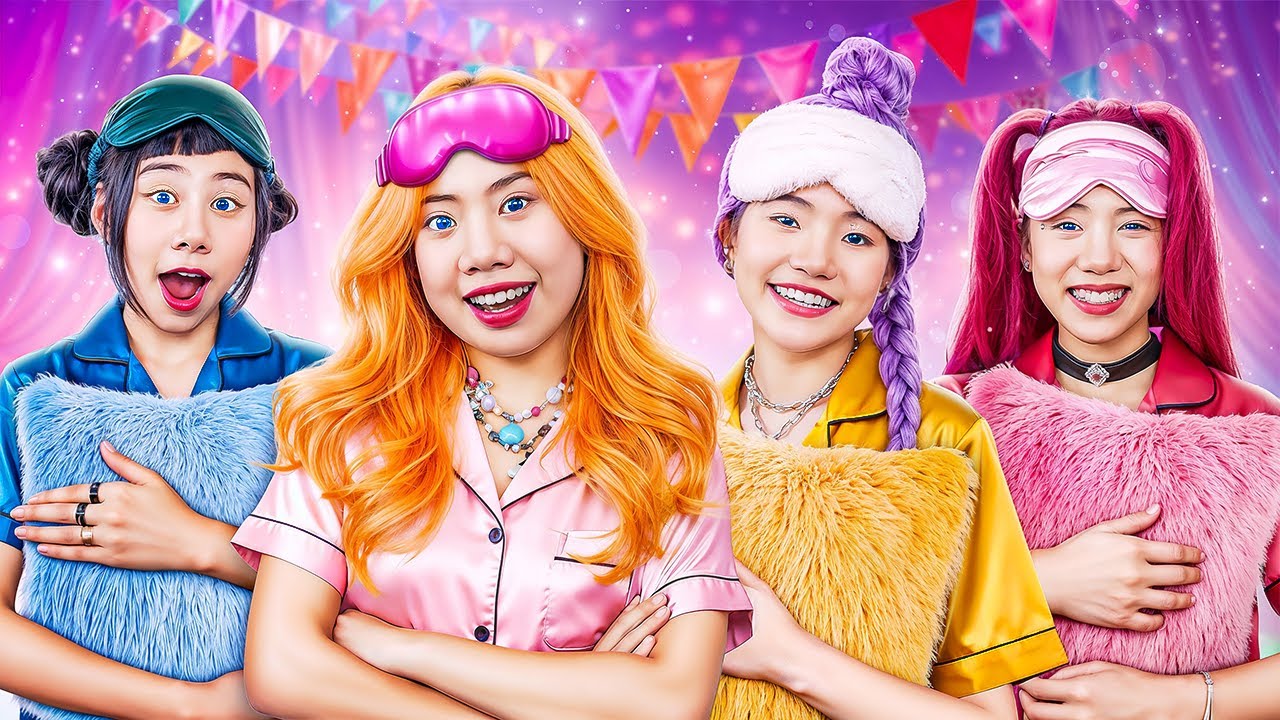 Baby Doll Vuole Unirsi Alla Festa In Pigiama Dei Cacciatori Di Demoni Kpop! Huntrix Nella Vita Reale