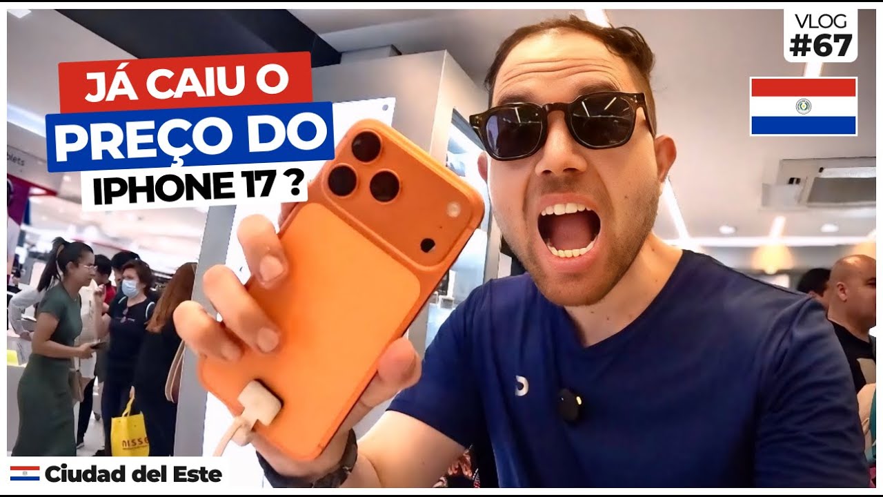 🇵🇾COMPRAS NO PARAGUAI VALE A PENA? Fui ver os PRE&Ccedil;OS de IPHONE, PS5, C&Acirc;MERAS e ME SURPREENDI!