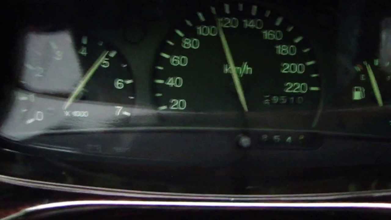 1996 Ford Escort 1.6 16V acceleration 0-120km/h