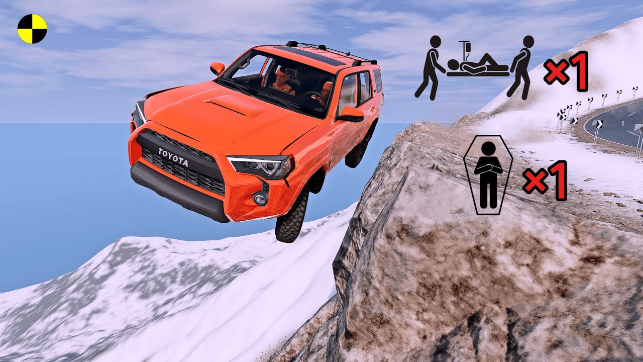 Realistic High-Speed Car Crashes in BeamNG.drive #96 | Ultra Detailed Crash Compilation