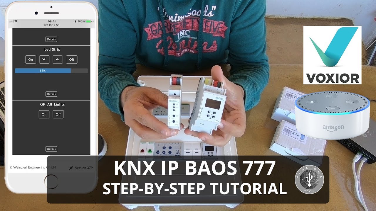 KNX IP Baos 777 - Visualization and Voice Control with Alexa
