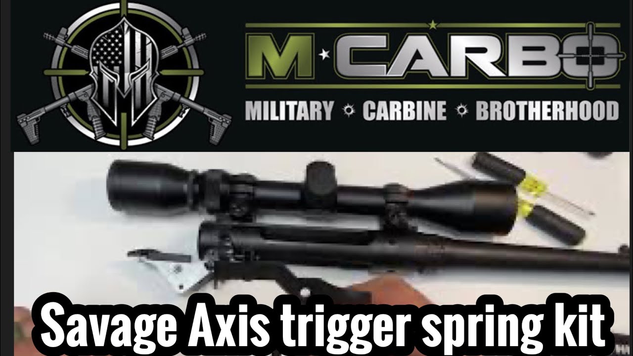 Обновление пружины спускового крючка Savage Axis 6.5 Creedmoor от M*CARBO.