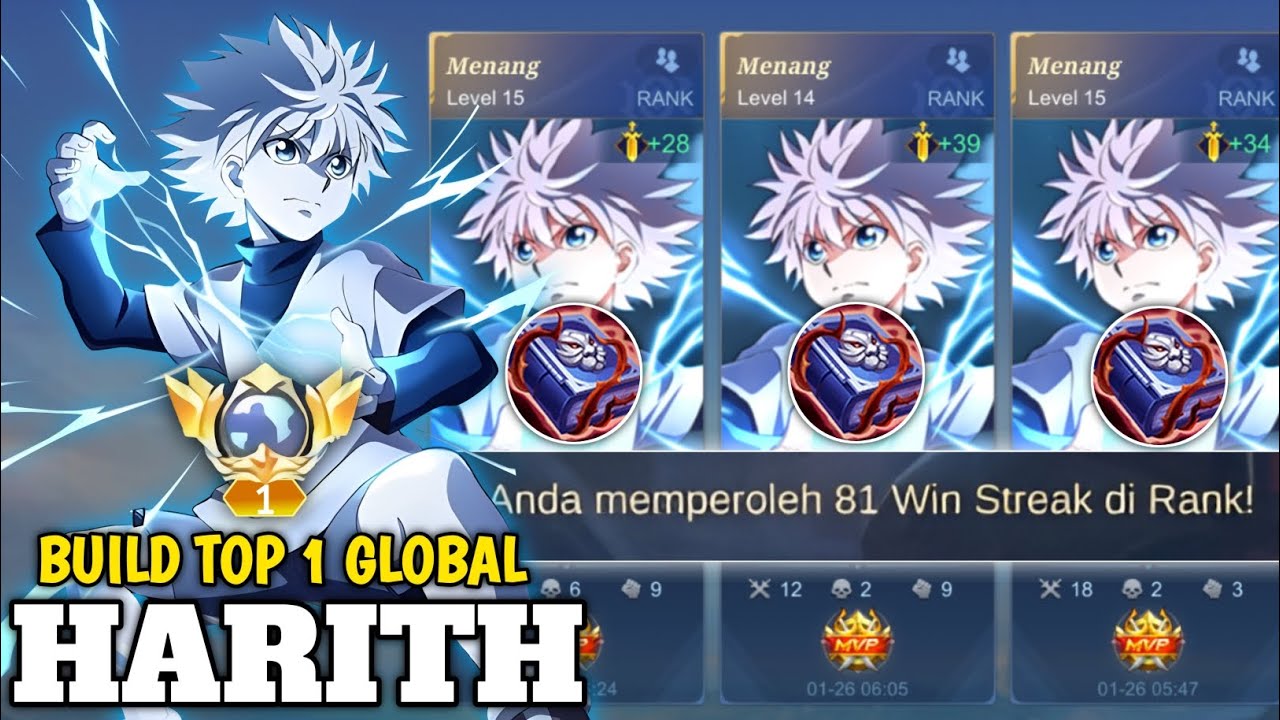HARITH MID OFFICIALY IS BACK! BEGINI CARA FAST FARMING DAN FAST ROTASINYA | TOP GLOBAL HARITH - MLBB