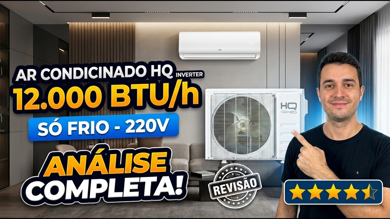 Ar Condicionado Split HQ Inverter 12.000 BTU Vale a Pena em 2026 ? ❄️ Review Completo!