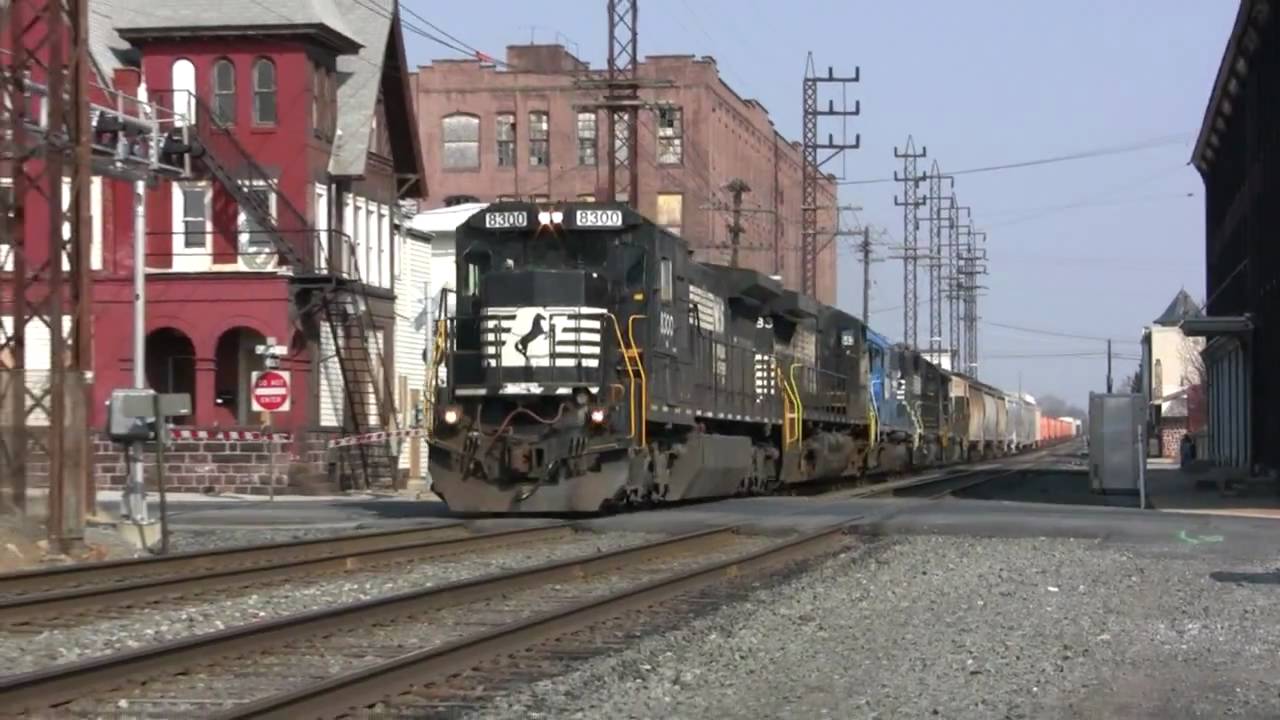 Norfolk Southern Train 19G Gets One BUMPY Ride!!!