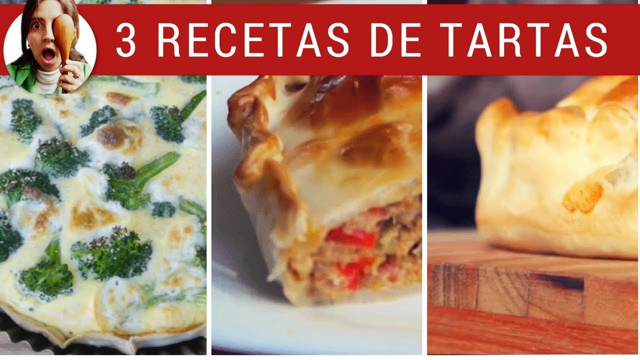 3 RECETAS DE TARTAS SALADAS - Para cualquier d&iacute;a!