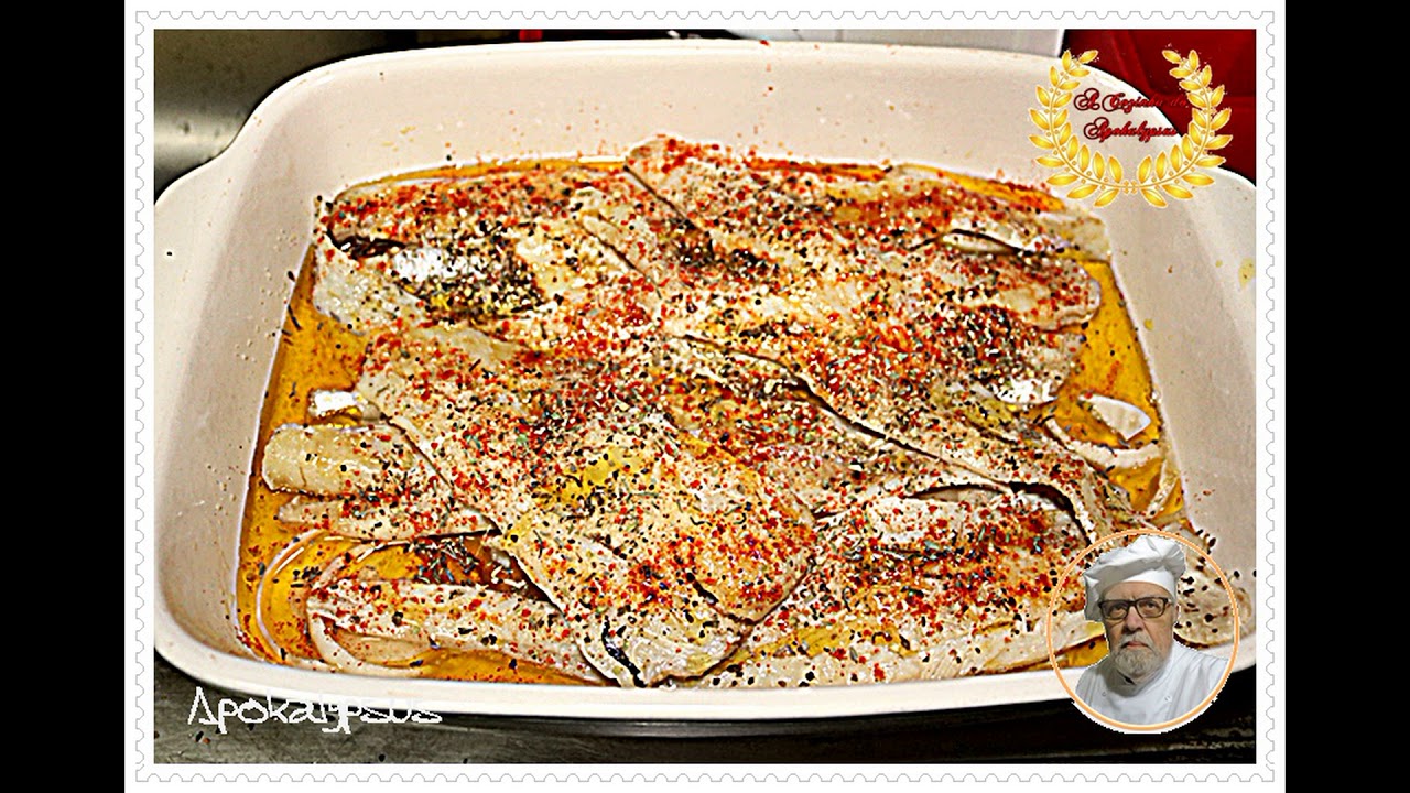Filetes de Paloco no Forno