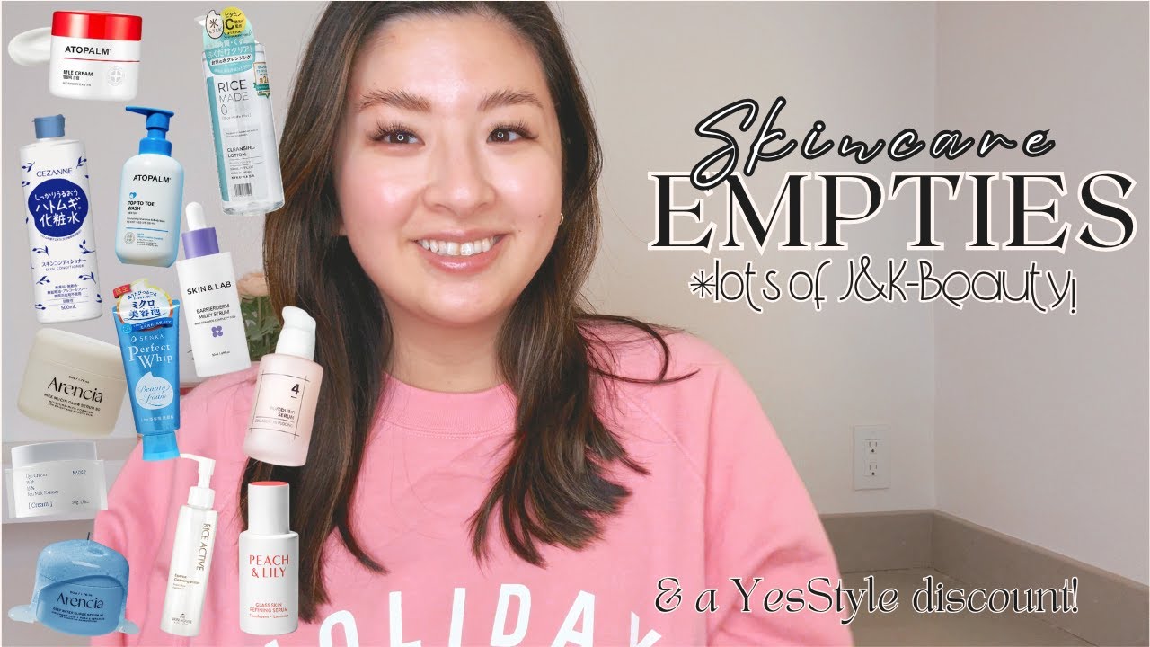 ASIAN SKINCARE EMPTIES: trying the most viral products, what's overhyped, and hidden gems
