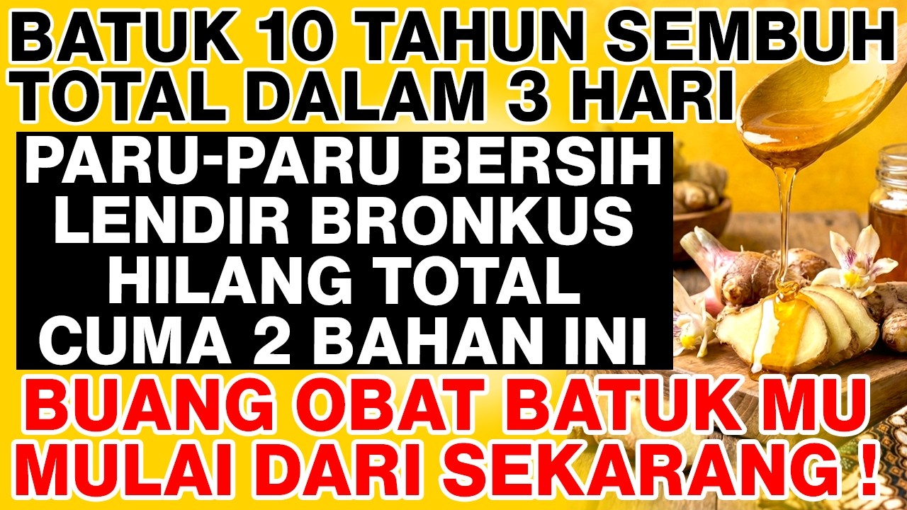 10 Tahun Batuk dan Akhirnya Saya Menemukan PENYELESAIAN yang Efektif!