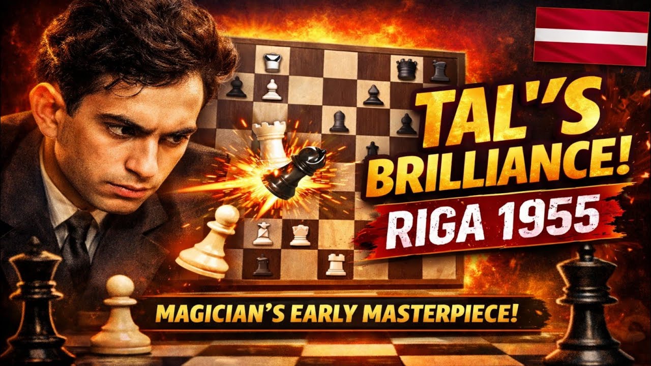 Mikhail Tal vs Roberts Skuja (1955) – Riga Masterpiece | Latvian 🏆