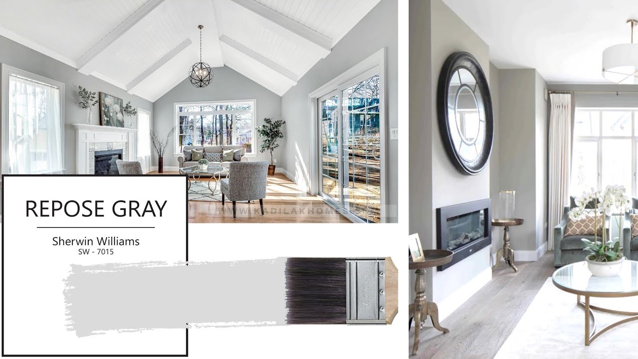 Open Floorplan Living, Office and Dining Room Makeover | 3 Shades of Repose Gray | Part 2
