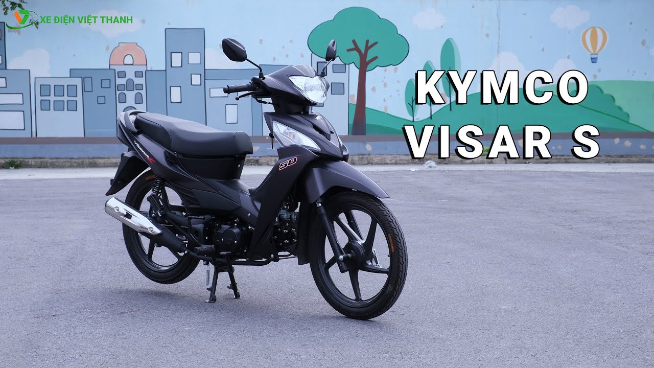Đánh giá Xe máy Kymco Visar S 50cc: CHÍNH HÃNG - THỂ THAO - SIÊU TIẾT KIỆM XĂNG!!!